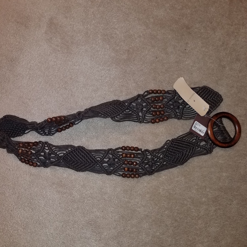 NWT Super Cute Forever 21 Woven Beaded Belt